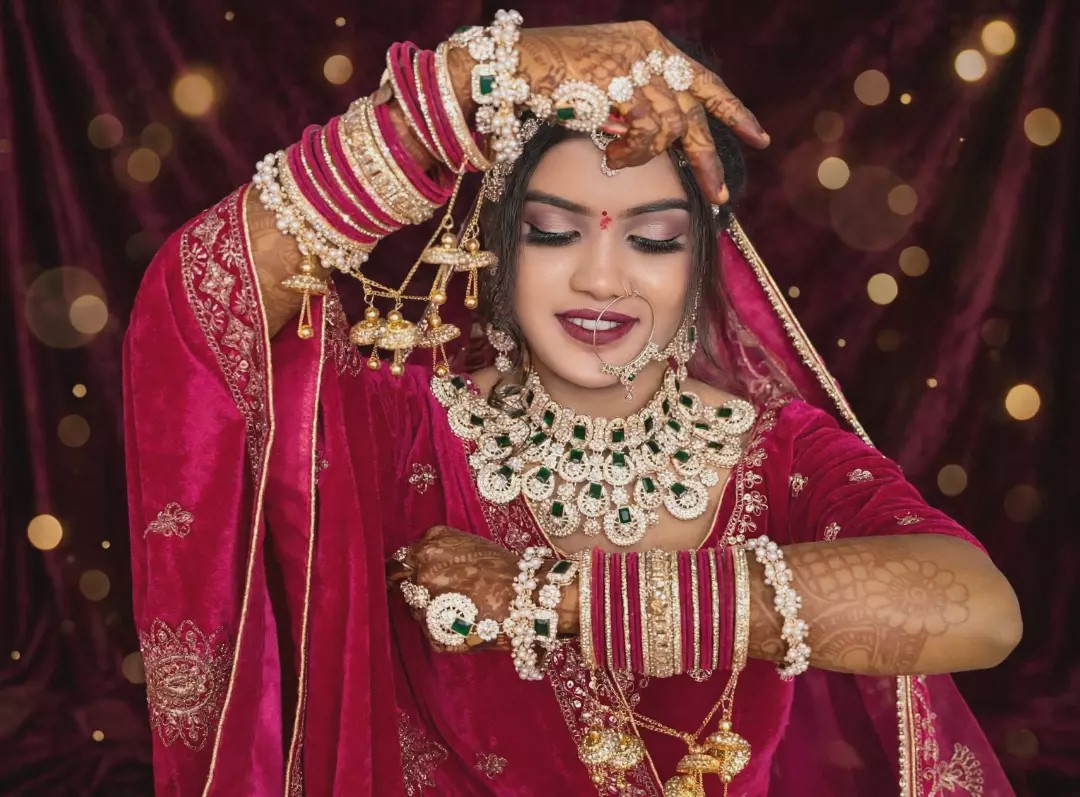 Traditional Bridal Glam Look